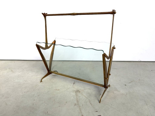 Italian magazine rack, 1950s 