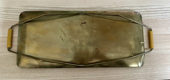 Image 1 of Raro piatto da portata in ottone WMF