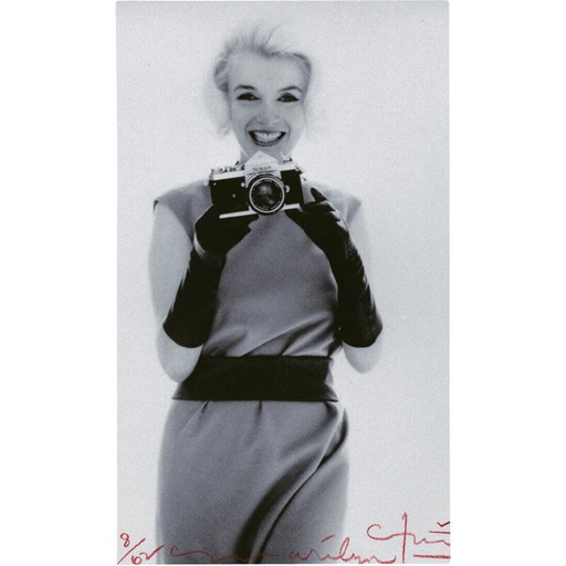 Vintage Fotografie Marilyn mit Berts Nikon von Bert Stern