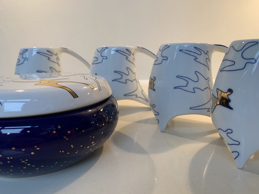 Mokkenset élégant avec bonbonnière de Corry Ammerlaan