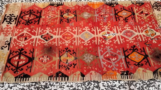 Image 1 of Kilim turco tessuto a mano 145x96 cm