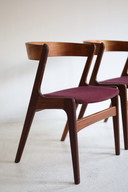 Juego de 2 sillones Fire, Kai Kristiansen, década de 1950.