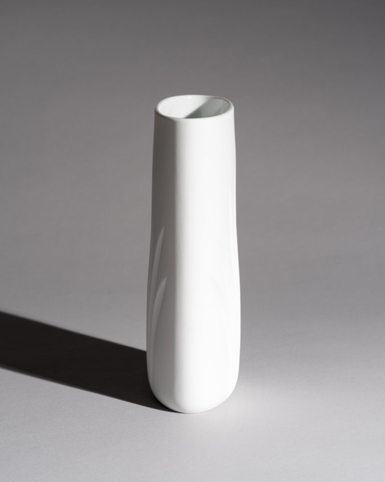 Image 1 of Bisque Porcelain Vase by Claus Josef Riedel for Rosenthal Studio Line Minimalist