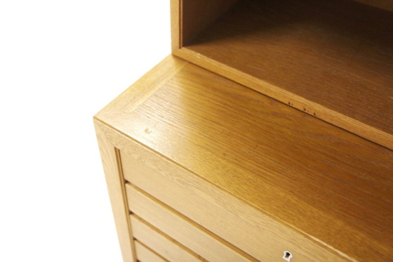 Libreria scandinava in rovere, Alf Svensson, Svezia, 1960 – Librerie, Legno (photo 6 of 8)