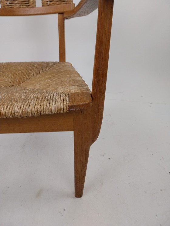 Image 1 of 1 x Mart Stam 1949 poltrona in legno e giunco ​​A3-1 per vivere bene