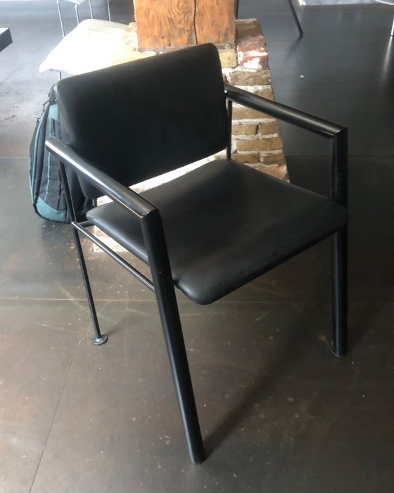 Image 1 of 4 Originele Pastoe stoelen 80s zwart izgs