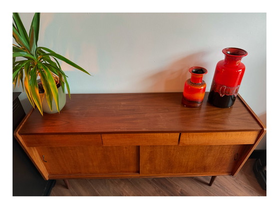 Credenza vintage danese in teak, design di metà secolo. – Credenze alte, Wood (photo 8 of 10)