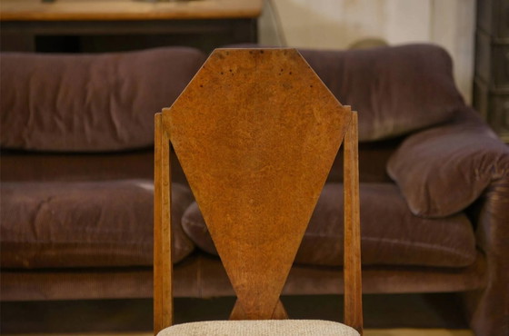 Pair of Art Deco chairs attributed to Baptistin Spade 1930s – Dining chairs (photo 8 of 12)