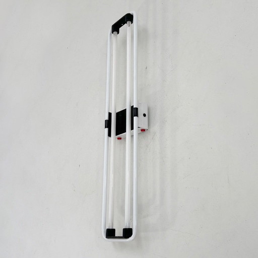 White Neon Wall Lamp by Gian N. Gigante for Zerbetto, 1980s