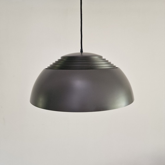 Image 1 of Vintage Louis Poulsen AJ Royal 500 Pendant Lamp - Gray/Anthracite - Ø 50 cm - Design Arne Jacobsen - Denmark
