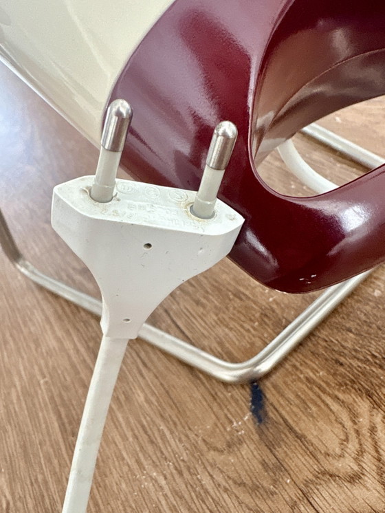 Lampada Philips Infraphil HP3603 Space Age in stile Mid-Century Modern (variante bordeaux) (photo 12 of 14)