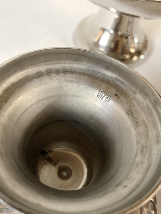 Image 1 of 6 stainless steel ice cream/dessert cups