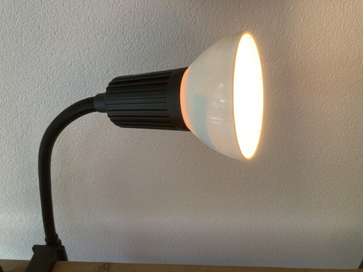 2x Philips Table Lamp Flexible Clamp Spot 1980s