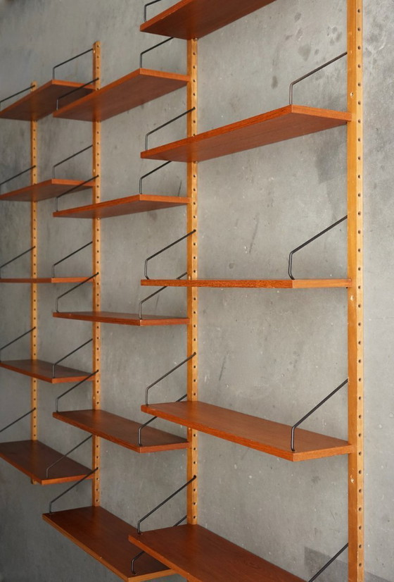 Image 1 of Estantería de pared danesa de mediados de siglo, Poul Cadovius para Cado, 1960