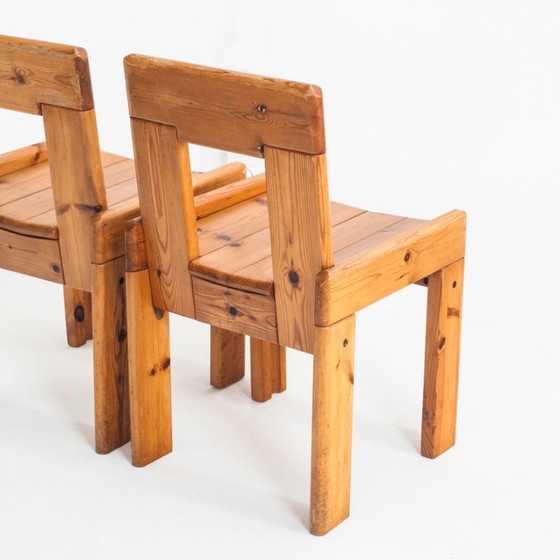Vintage Table and Chairs Designed by Silvio Coppola for Fratelli Montina – Dining set, Wood (photo 13 of 14)