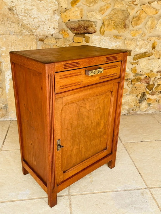 Art-Deco-Aufbewahrungsschrank aus Walnussholz, 1930er Jahre – Wood (photo 27 of 28)