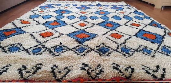 Image 1 of Hand-knotted Berber wool rug 225x160cm