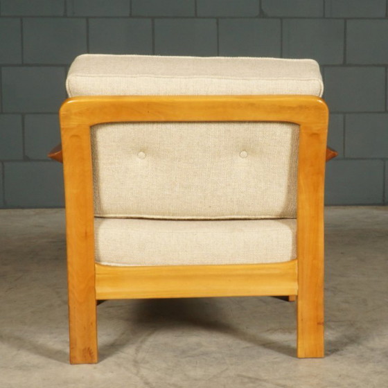Image 1 of Fauteuil danois vintage – noyer – années 1960