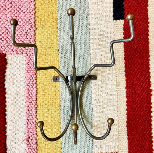 porte-manteau en métal de style moderne du milieu du siècle