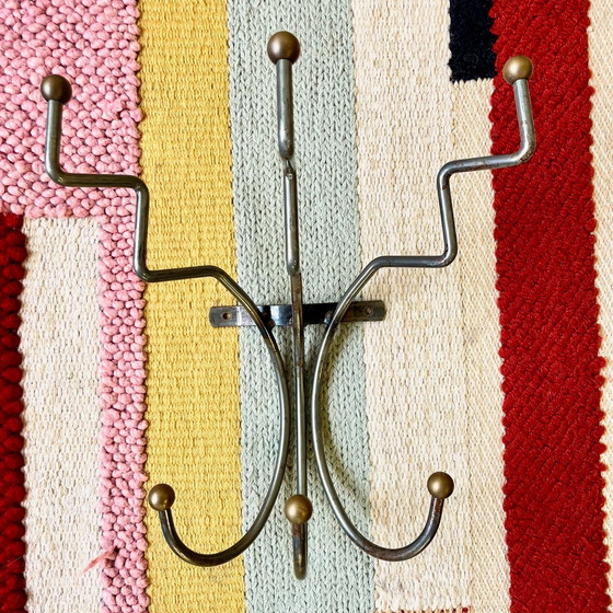 Image 1 of porte-manteau en métal de style moderne du milieu du siècle