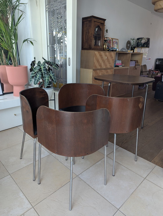 Image 1 of Sandra Kragnert for Ikea Fusion 5-Piece Dining Set 70s