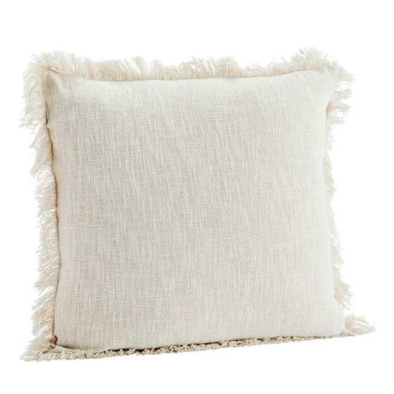 Image 1 of Madame Stoltz Fringe decorative cushion