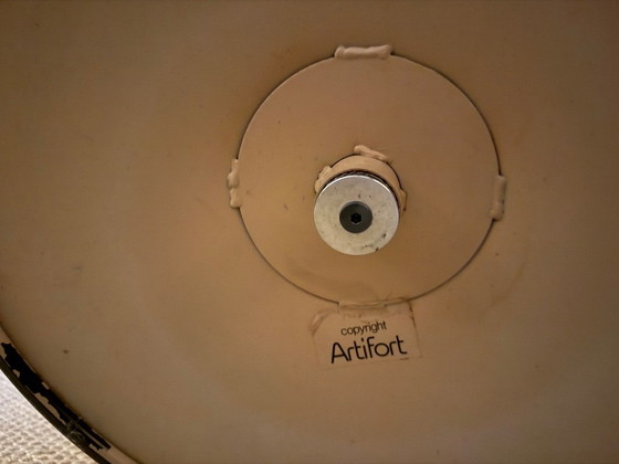 Image 1 of Orange Artifort F510 armchair by Geoffrey Harcourt, 1970s