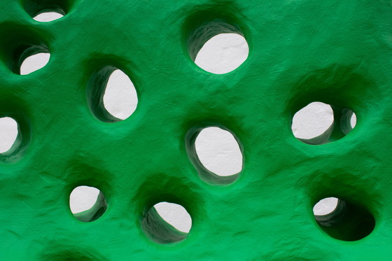 Image 1 of chaise sculptée verte de Zion