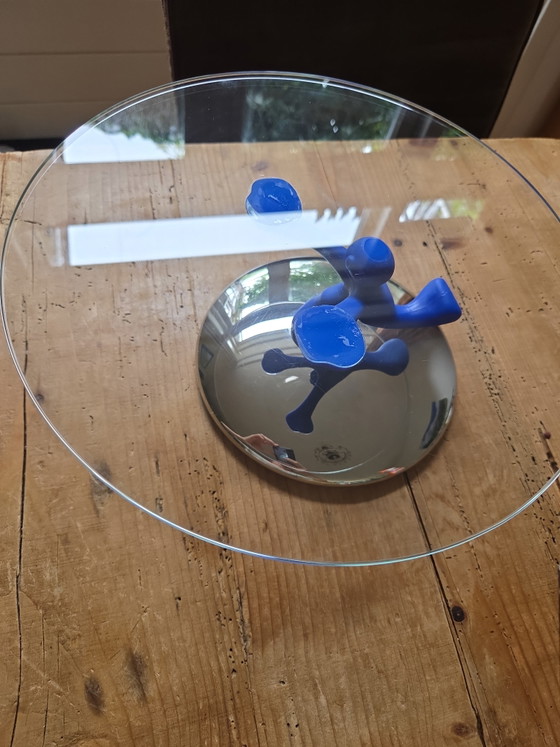 Alessi Cake Stand Running Man – Kitchen accessories, Metal, Glass (photo 5 of 5)