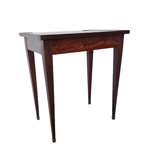 Image 1 of Antico scrittoio francese in mogano, fine XIX secolo