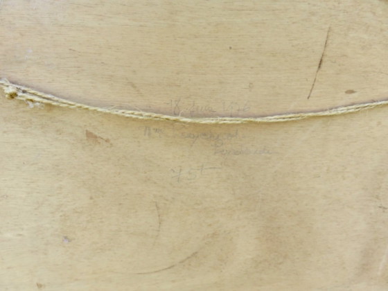 Image 1 of Arazzo Gilles Duvert, astratto, futuristico, arazzo in lana, Francia, anni '70