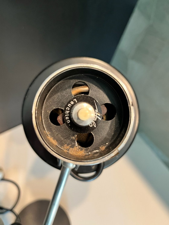 Hala Leuchten Schreibtischlampe, Schreibtischlampen, Metall, Chrom, Schwarz (Foto 4 von 10)