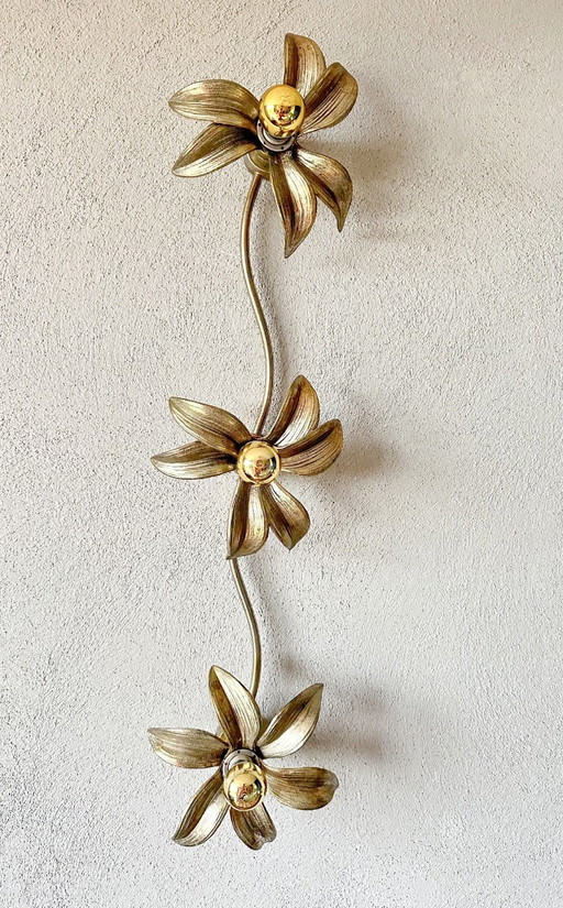 Vintage Willy Daro flower lamp