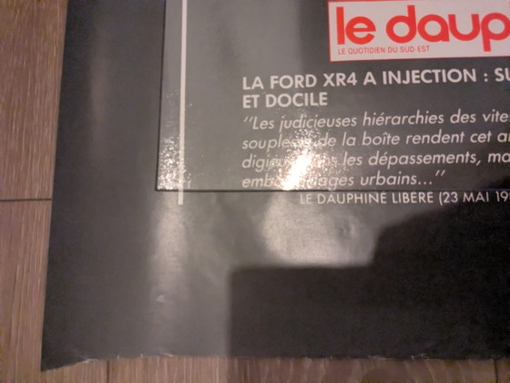 Image 1 of Ford Sierra poster original 1984