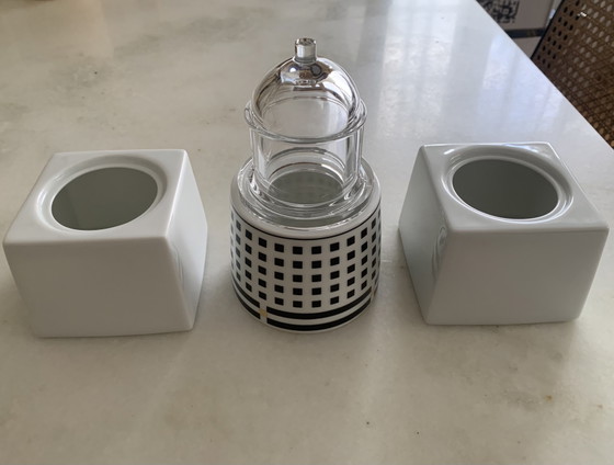 Set Rosenthal Studio-Line “Il Faro” (3 pezzi) – Design di Aldo Rossi, anni '80 – Stoviglie, Porcelain, Glass (photo 5 of 5)