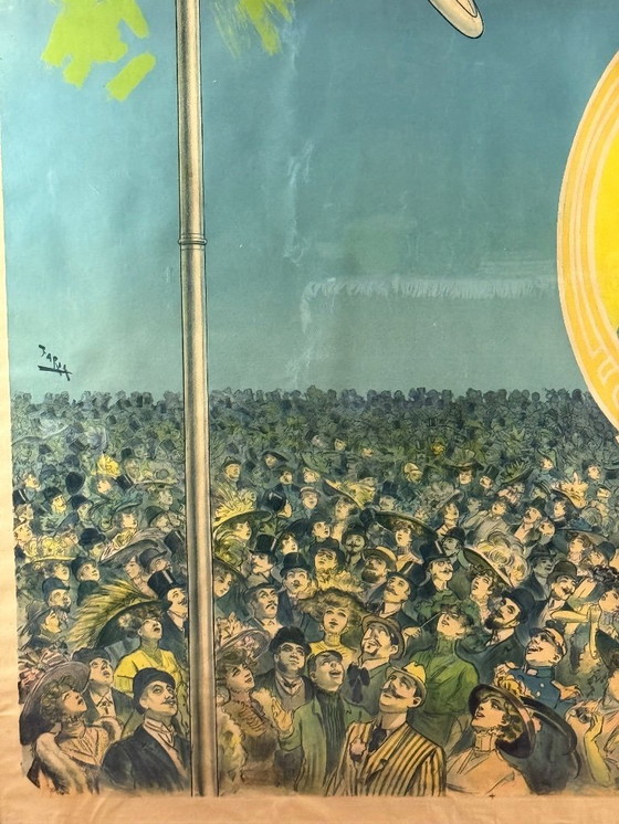 Image 1 of Candido Aragonez De Faria, Le Gyroscope Humain, Affiche originale, c. 1910