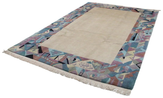 Original Modern Designer Highland Wool Rug Nepal 294 x 202 cm, Rugs & carpets, Beige (photo 2 of 8)