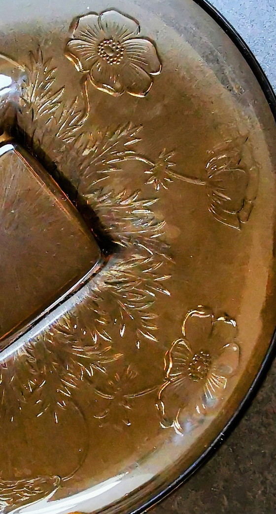 Image 1 of Cuenco Art Déco, 1934-1935, decoración floral, cuenco