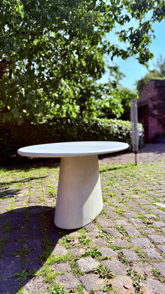 Image 1 of Handmade mortex dining table japandi style