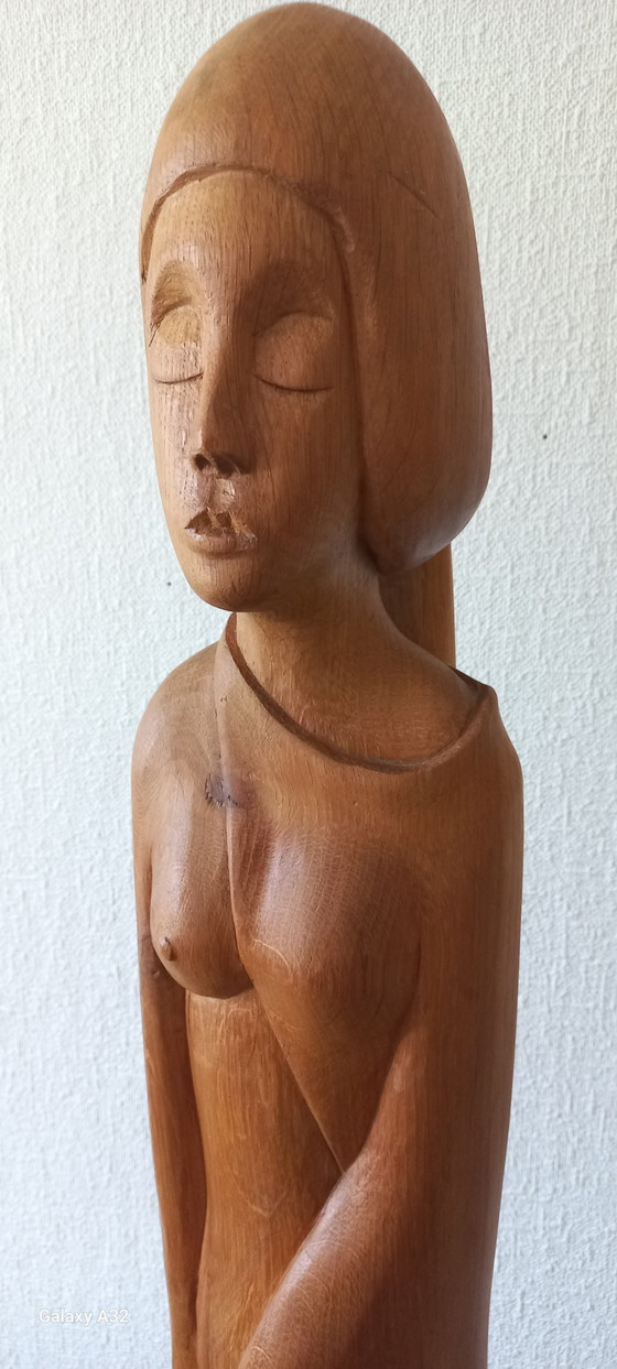 Sculture - Erato - Maurice Pelgrims-Jelle – Wood (photo 9 of 13)