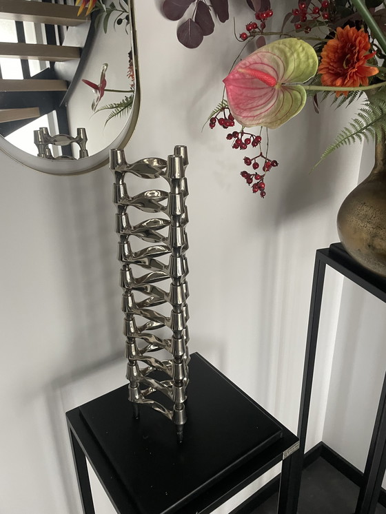 Image 1 of Set van 10 zeer mooie originele BMF Stoff Nagel Combileuchten kandelaars incl kaarsen