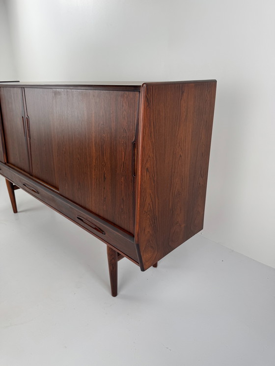 Image 1 of Ærthøj Jensen & Mølholm Rosewood Sideboard – Danish Craftsmanship with Hidden Bar