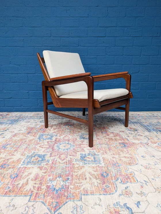 2x Poltrona Vintage, Gelderland, anni '60 – Poltrone, Cotone, Legno (photo 20 of 23)