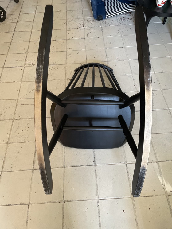 Image 1 of Fauteuil à bascule noir Artek Mademoiselle à vendre