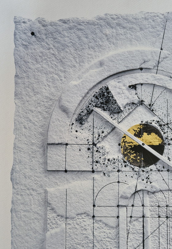 Litografia di Walter Valentini "La Porta Del Tempo" – Litografie e stampe, Glass, Metal (photo 8 of 14)
