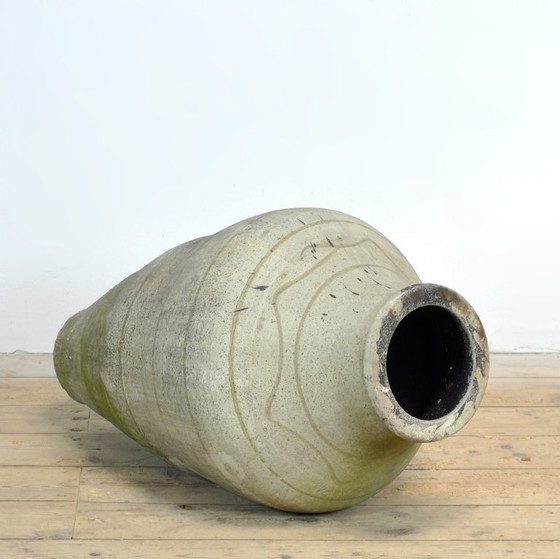 Image 1 of Large Turkish Stone Olive Oil Jar