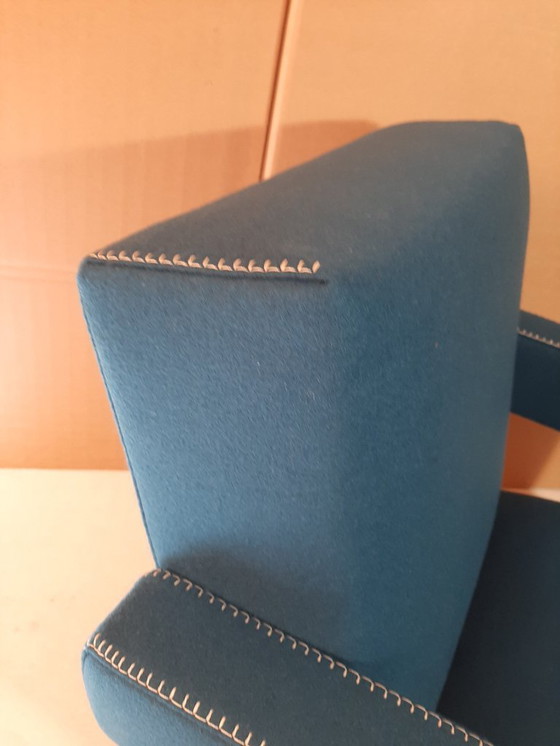 Image 1 of CASSINA 637 UTRECHT fauteuil (NIEUW, NOOIT GEBRUIKT) in 13L OTHANIO WOL met natuurlijke draadstiksels en paardenpunt