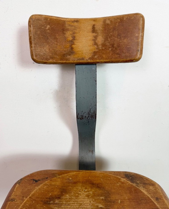 Image 1 of Silla giratoria de fábrica industrial, década de 1950