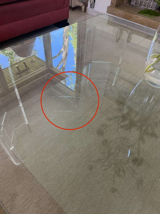 Image 1 of Glass coffee table brand Fogia