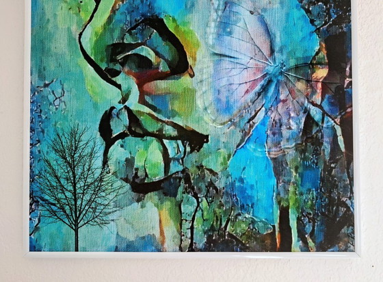 Image 1 of Léa ROCHE - Back to the Roots - Digital painting under frame